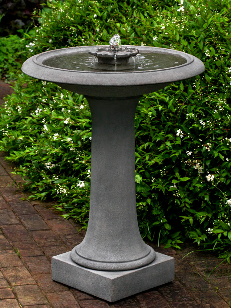 Camellia Birdbath Fountain