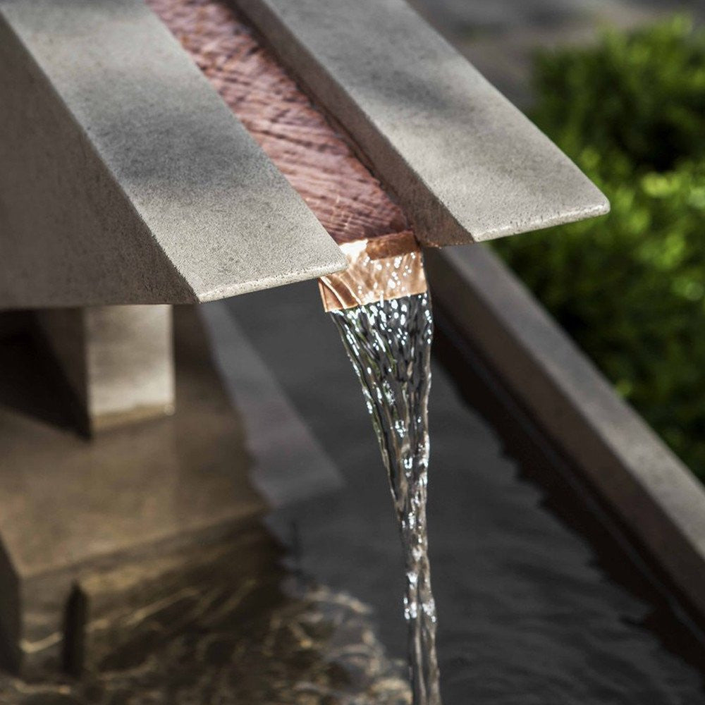 Triad Modern Garden Water Fountain